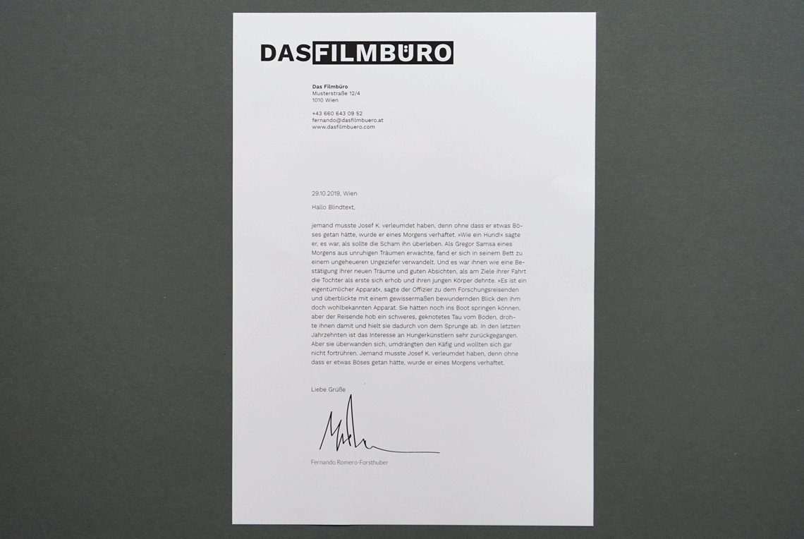 Das Filmbüro Briefpapier GIF