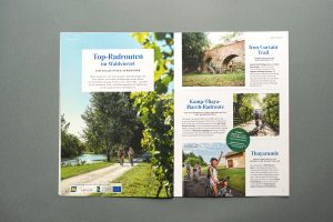 Niederösterreich Werbung Medienbeilage Top-Radrouten