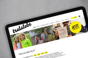 Tralalobe Website Startseite